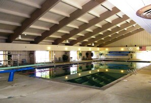 Indoor pool, outdoor pool