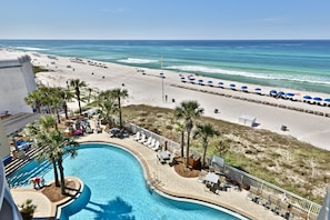 Pool - Newly Purchased 3 BR 2 BA 4th floor condo at the Aqua!!! (Panama City Beach)
