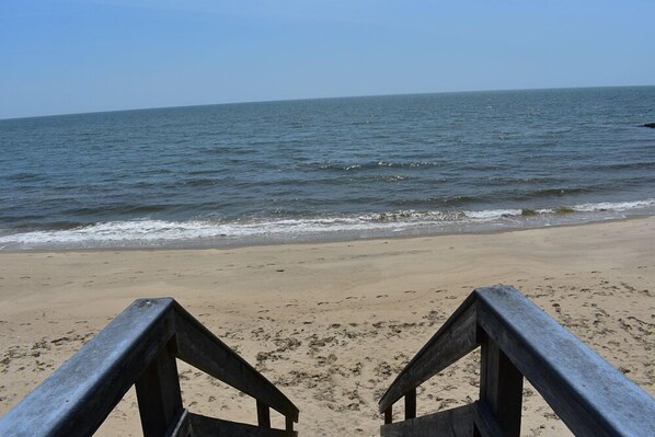 On the beach