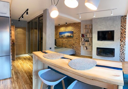 Eco-loft studio in the central Kiev area