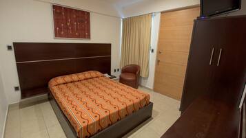 Iron/ironing board (on request), WiFi (free), bed sheets