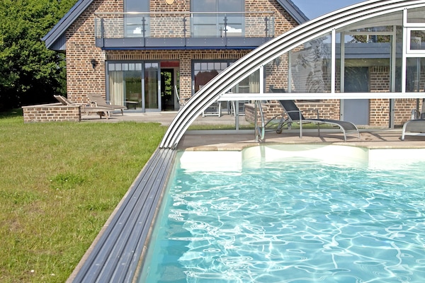 Solarebeheizter Pool, gerne im Sommer auch mal bis zu 30° warm