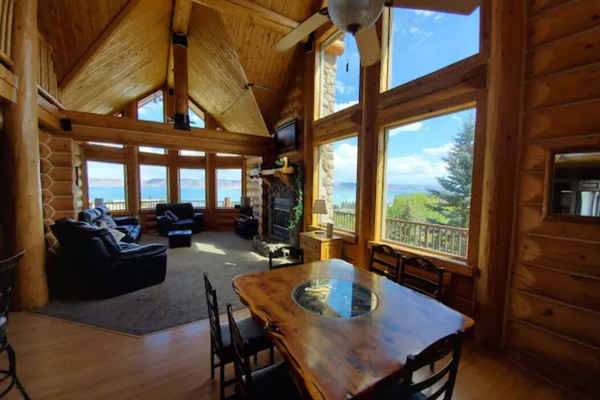 TV, fireplace, video games, DVD player