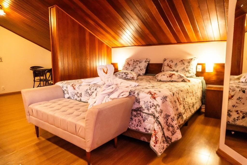 Suite estudio romántica, 1 cama matrimonial | Wifi gratis 