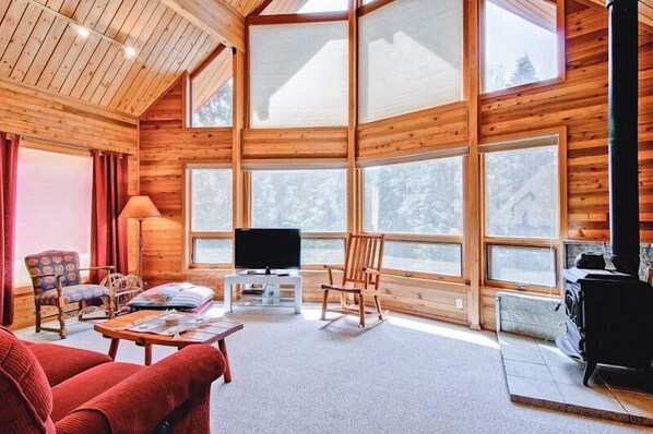 TV, fireplace, DVD player - Red Fox Retreat (Yosemite)