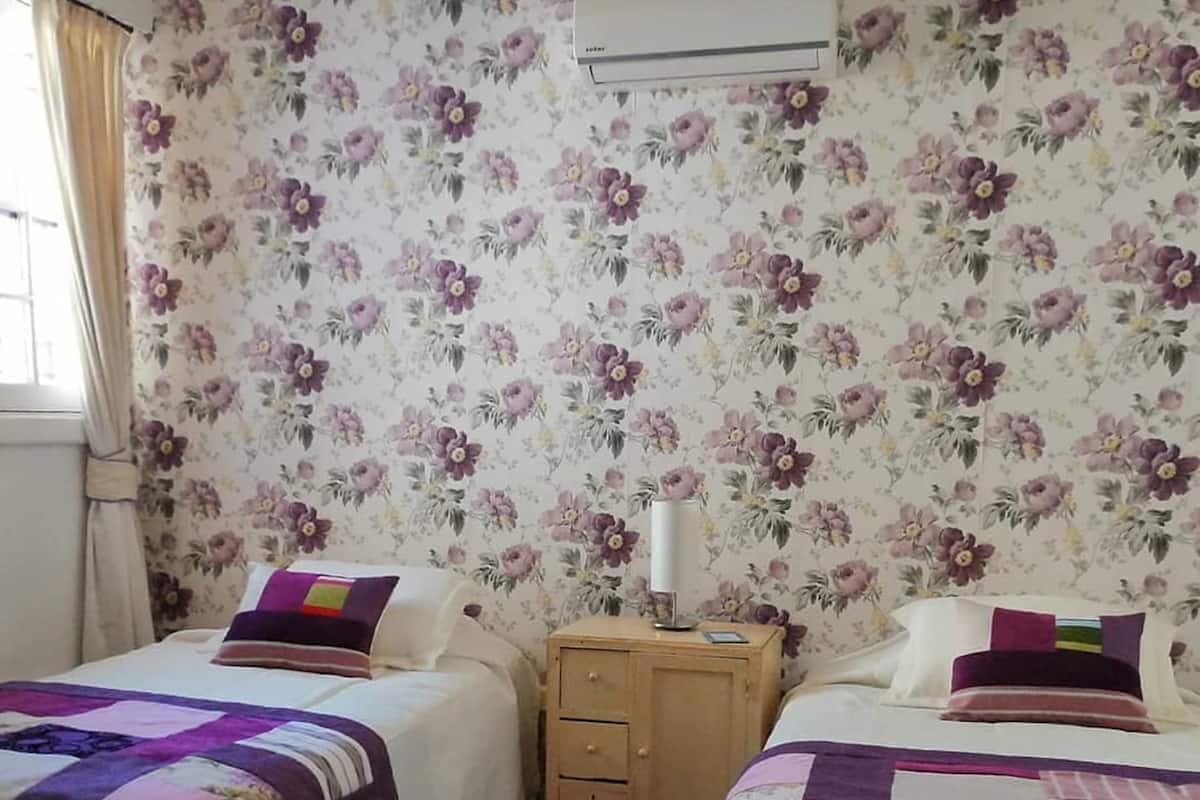 Hypo-allergenic bedding, individually decorated, individually furnished