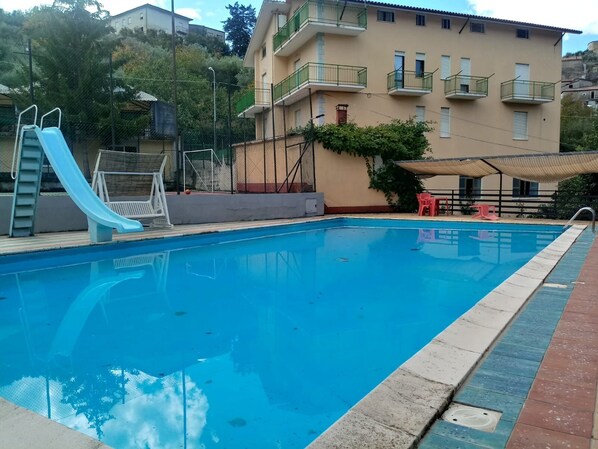 Seasonal outdoor pool