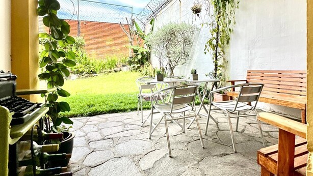 Basic Double Room Single Use, 2 Single Beds, Non Smoking | Terrace/patio - 7Hotel El Salvador (San Salvador)