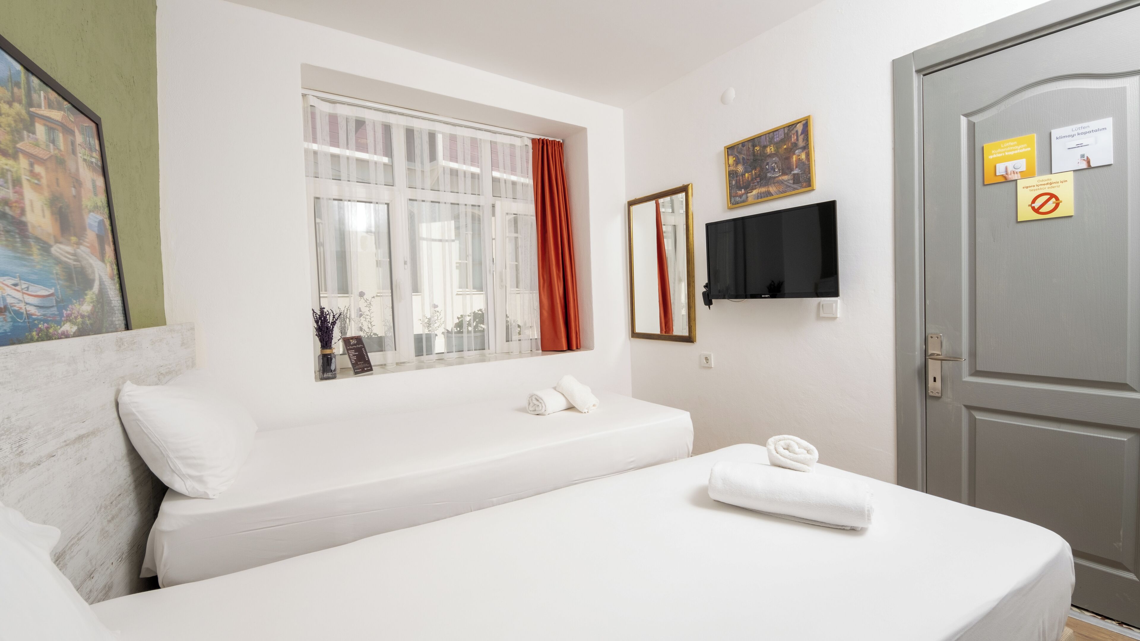 basic double room, city view | premium bedding, minibar, desk, laptop workspace