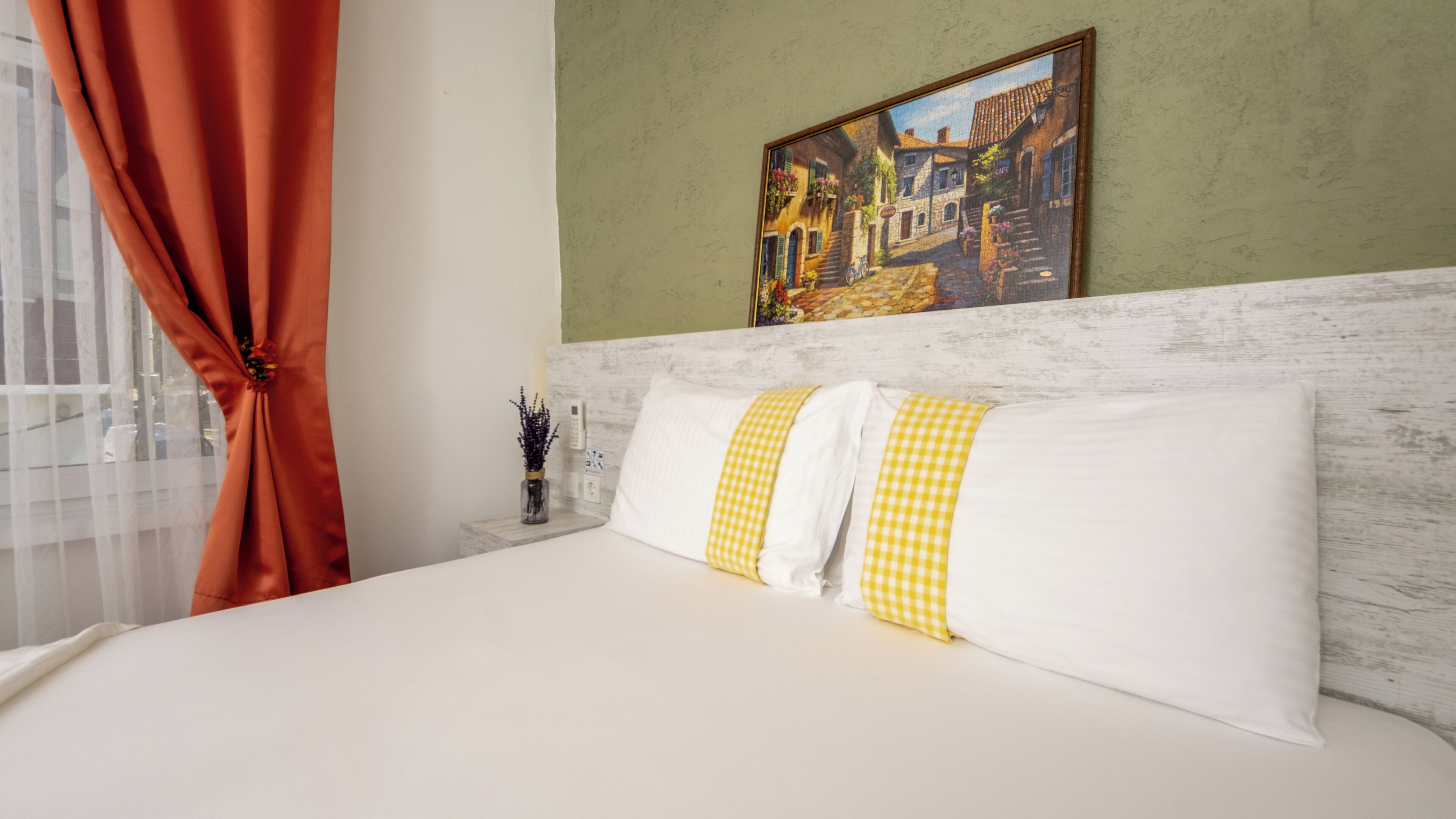 basic double room, city view | premium bedding, minibar, desk, laptop workspace