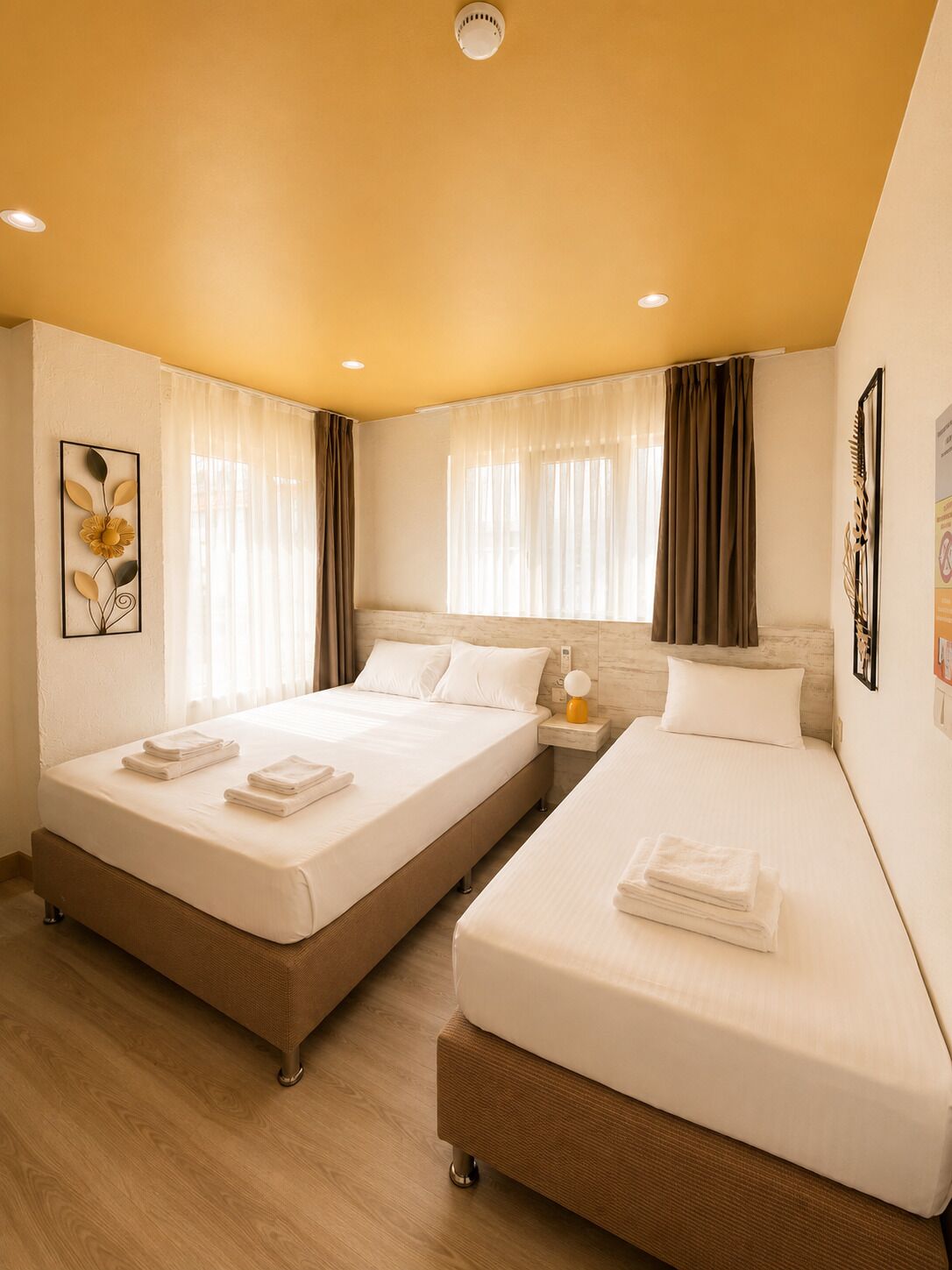 Basic Triple Room, City View | 1 bedroom, premium bedding, minibar, desk