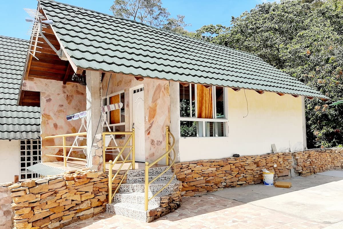 Luxury Cabin, 1 King Bed, Jetted Tub, Pool View | Terrace/patio