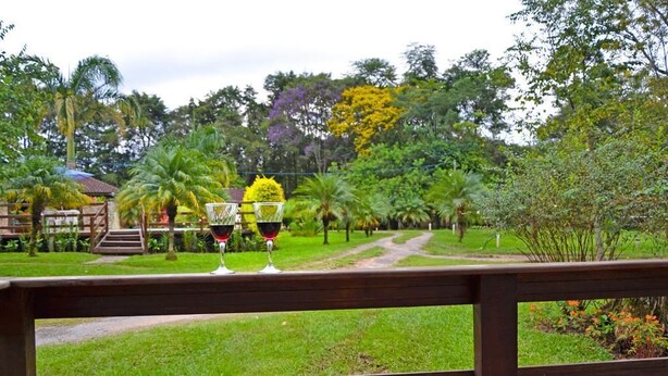 View from room - Beija Flor Chalés (Resende)