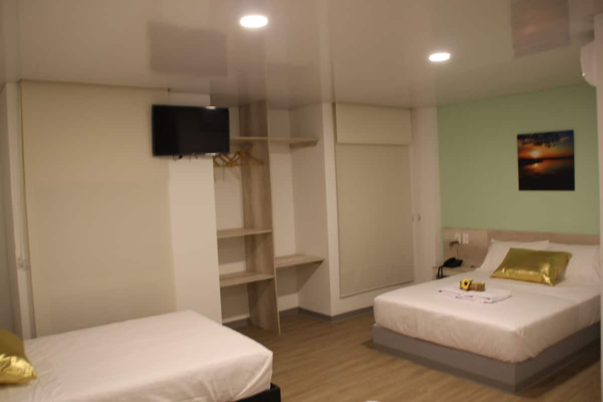 Blackout drapes, soundproofing, iron/ironing board, free WiFi
