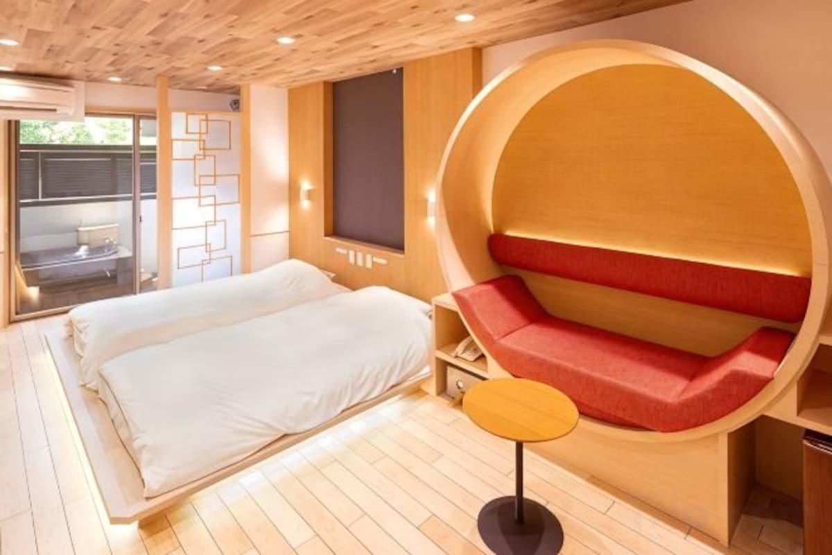 Twin Room With Open-air Bath
