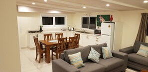 Villa, 3 Bedrooms, Mountain View | Shared kitchen | Full-size fridge, microwave, stovetop, electric kettle