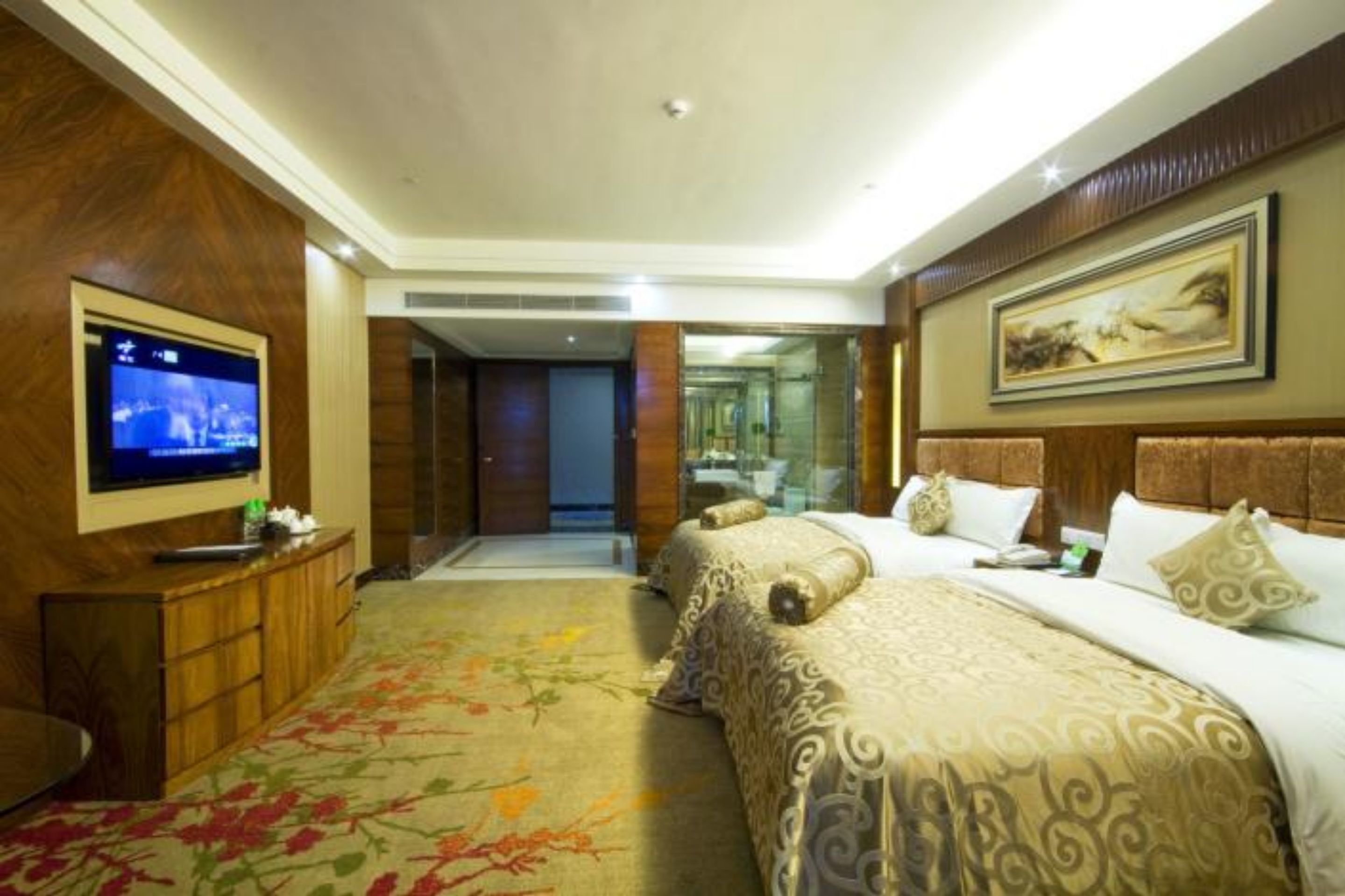 In-room safe, desk, blackout curtains, iron/ironing board