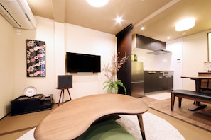 獨棟房屋, 2 間臥室 | 起居區 | 平面電視