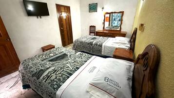 Habitación básica con 2 camas individuales, 2 camas individuales | Ropa de cama
