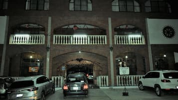 Front of property – evening/night
