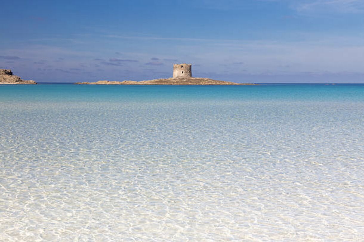 On the beach, sun loungers, beach towels