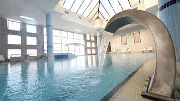 Indoor pool, outdoor pool