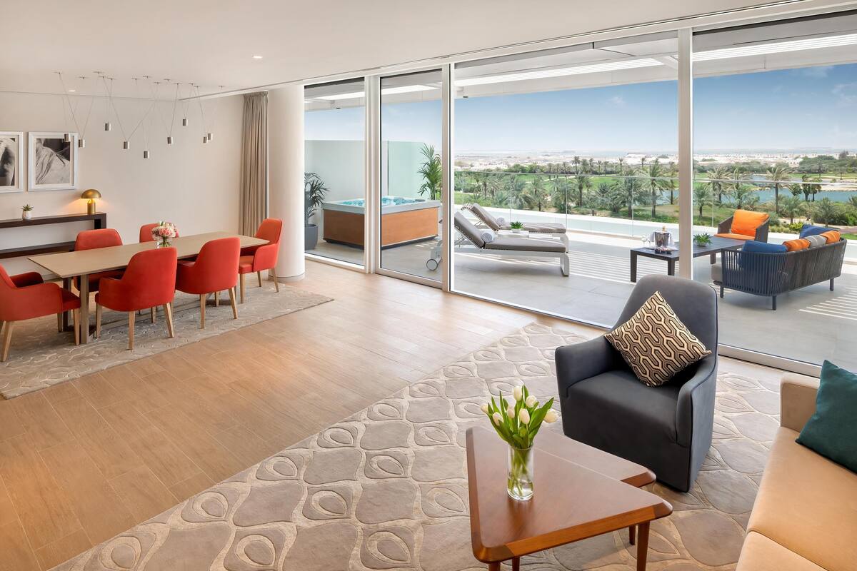 Two Bedroom Outdoor Jacuzzi Suite with Access to Lounge & 3 Pools | View from room