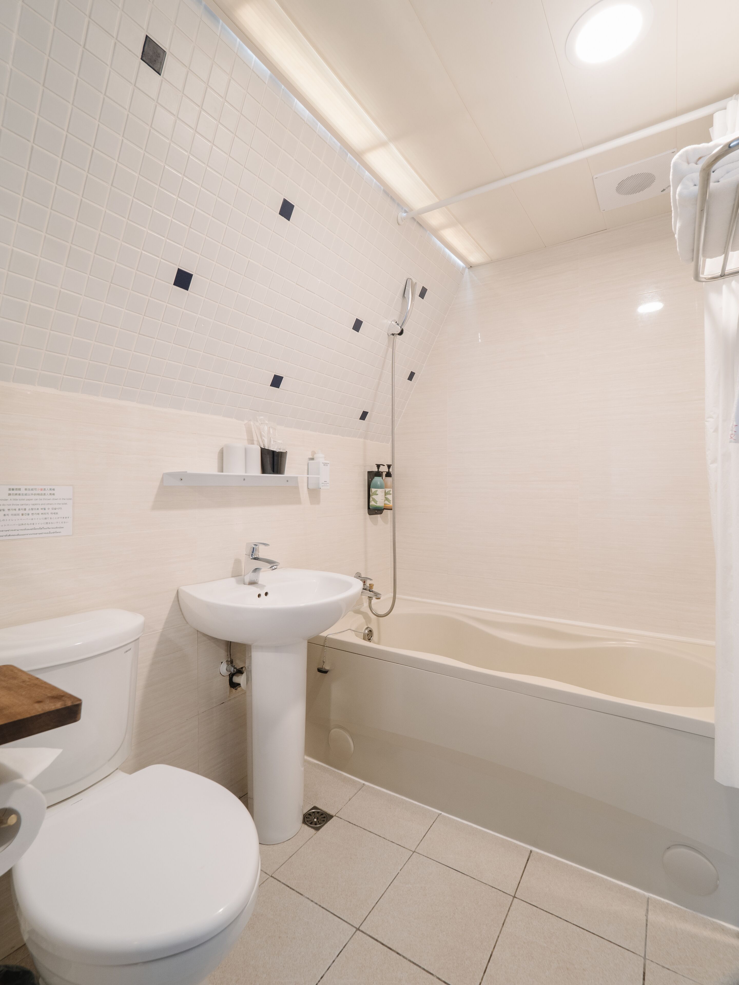 elite double room, city view | bathroom | combined shower/bathtub, free toiletries, hair dryer, slippers