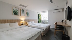 Phòng 2 giường đơn Elite | Bộ đồ giường cao cấp, chăn bông 