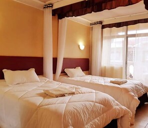 Executive Twin Room, Garden View | In-room safe, desk, bed sheets - Lenamo Springs Hotel (Kilgoris)