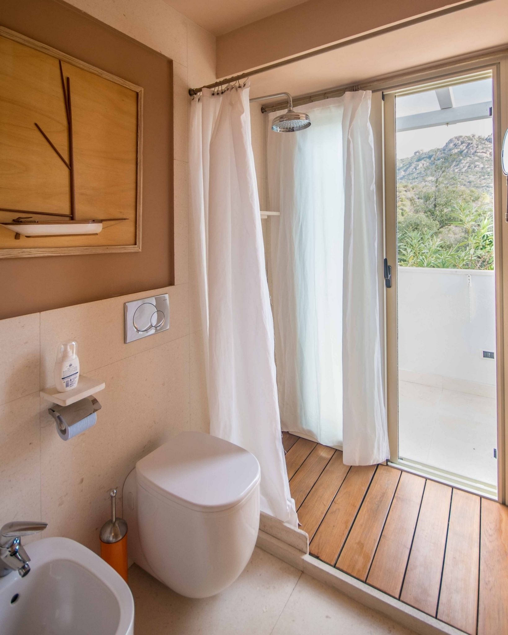 Apartment, 2 Schlafzimmer | Badezimmer | Dusche, Handtücher