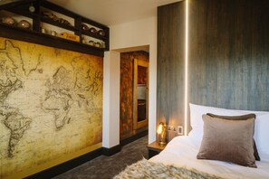 Suite de lujo, 1 cama King size, vista a la montaña | Ropa de cama de alta calidad y camas con pillow-top 