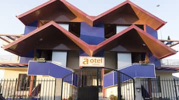 Overnatningsstedets facade