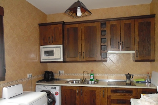 Shared fridge, microwave