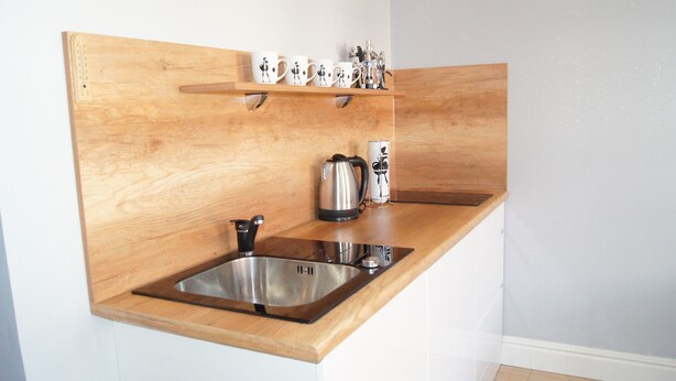 Family Suite, 1 Queen Bed with Sofa bed, City View | Private kitchen - Novitas Apartments (Wroclaw)