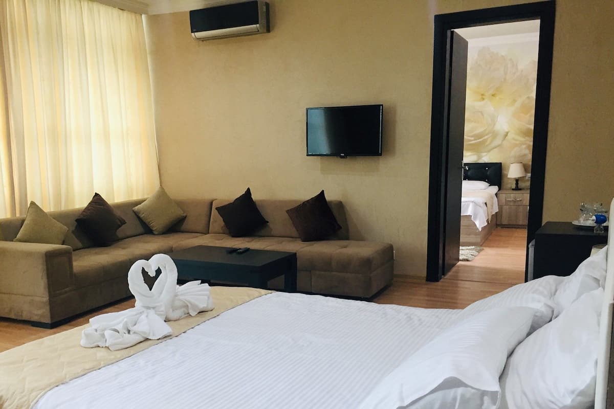 Suite | Premium bedding, in-room safe, desk, blackout drapes