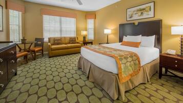 2 bedrooms, iron/ironing board, internet