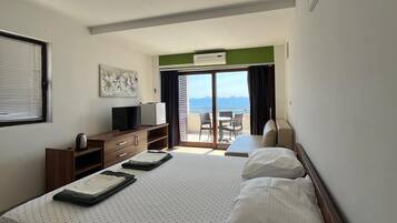 Chambre Quadruple Familiale, vue mer