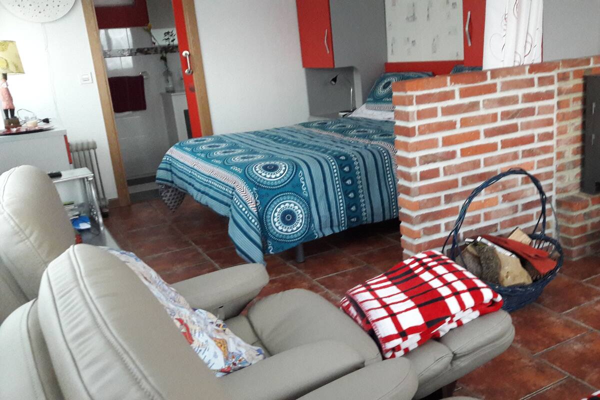 Studio, Terrace, Sea View | Living area | Flat-screen TV, fireplace