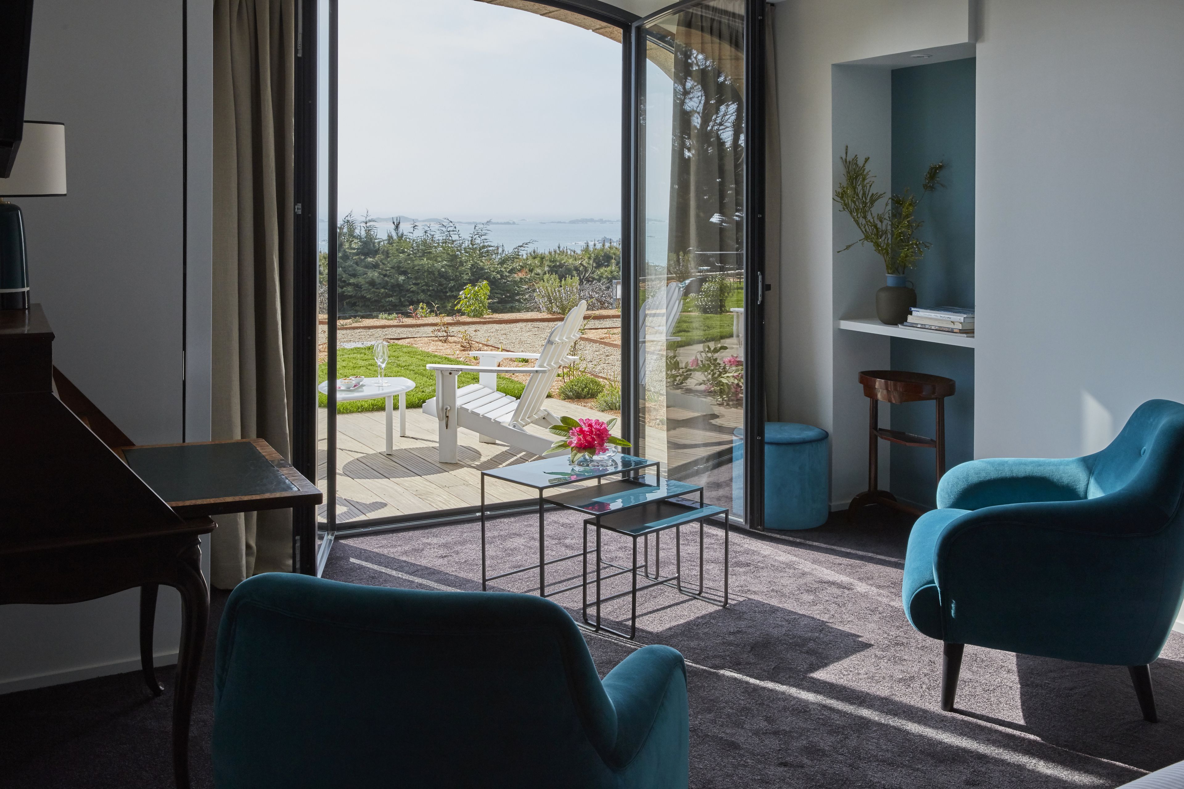 Chambre Supérieure Double ou avec lits jumeaux, vue océan | Literie de qualité supérieure, minibar, coffres-forts dans les chambres