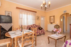 Apartment, 2 Bedrooms | Living area | TV - Yiannis Holiday Apartment (Zakynthos)