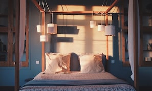 1 Schlafzimmer, individuell dekoriert, individuell eingerichtet