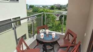 Superior Apartment, Partial Sea View | View from room - One Bedroom Apartment Centar C9 (Budva)