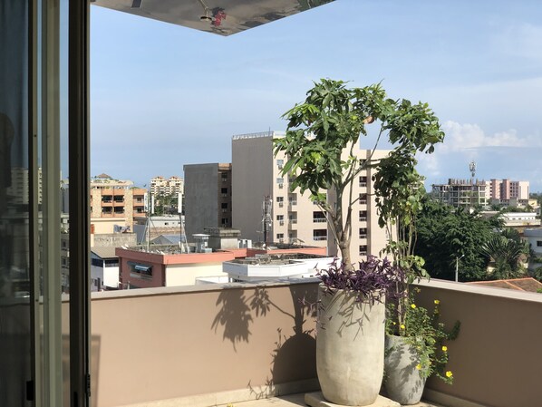Penthouse, 1 King Bed | Balcony - Roots Hotel Apartments (Abidjan)