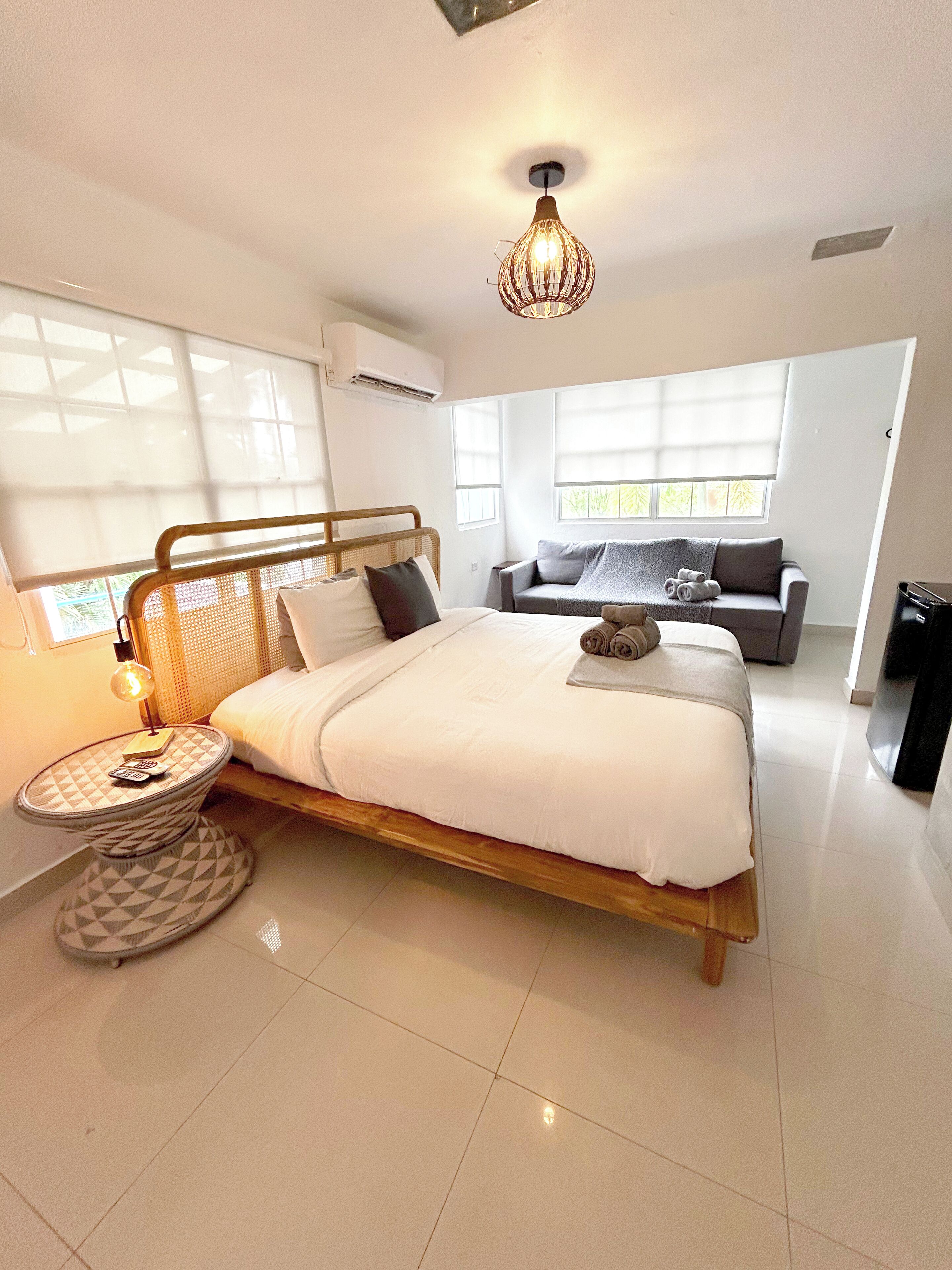 双人房, 1 张大床和 1 张沙发床 | 免费 WiFi、床单