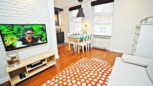 Superior Apartment, 1 Bedroom | Living area - Grand Apartments - Aviator (Sopot)
