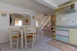 Apartment, 2 Bedrooms | Living area | TV, DVD player - Mandarina - sea View Apartment Nera (Mali Losinj)