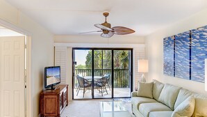 Condo, 2 Bedrooms | Living area | TV - Sayana 103 (Sanibel)