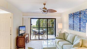 Condo, 2 Bedrooms | Living area | TV