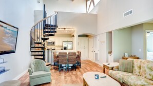 Condo, 3 Bedrooms | Living area | TV - Coquina 1F (Sanibel)